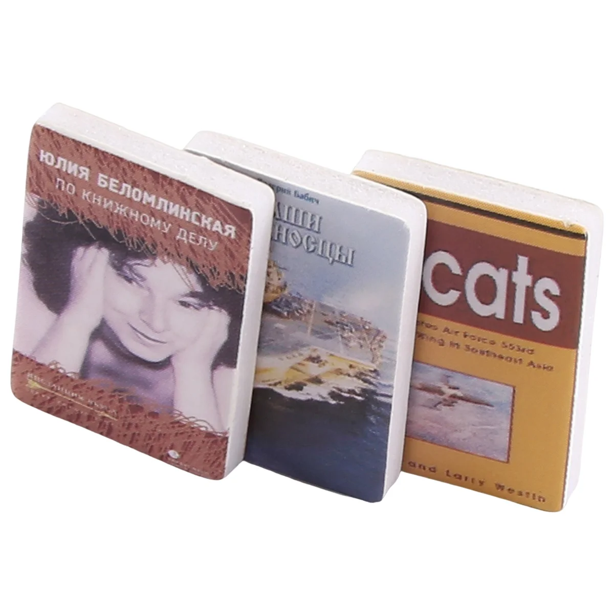 Книга против тревоги, снятие стресса, встряхивание вашего тревоги, мини-книга, средство для снятия стресса, деревянная библиотека, книга