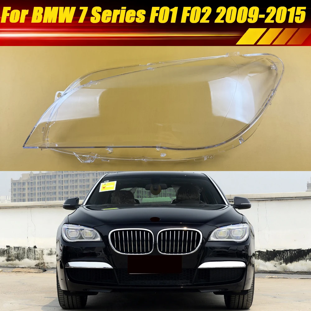 

For BMW 7 Series F01 F02 730 735 740 745 750 760 2009-2015 Car Accessory Replace Transparent Lights Shell Headlight Lampshade