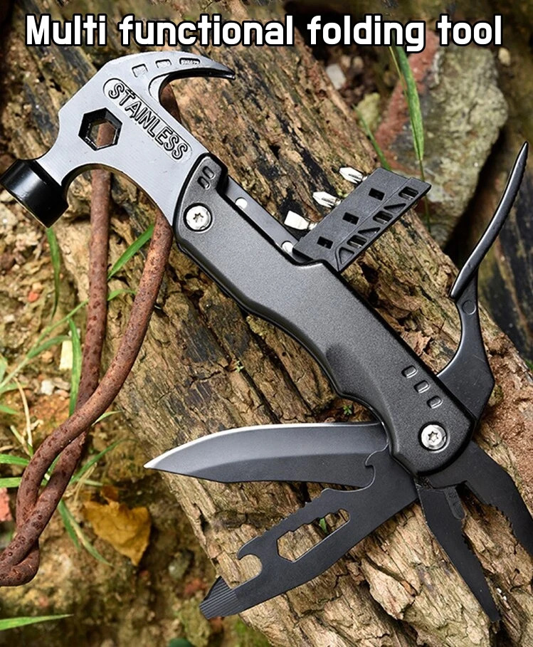 

Survival Folding Pliers Multifunctional Knife Stainless Steel Universal Wrench Multitool Pocketknife Camping Supplies