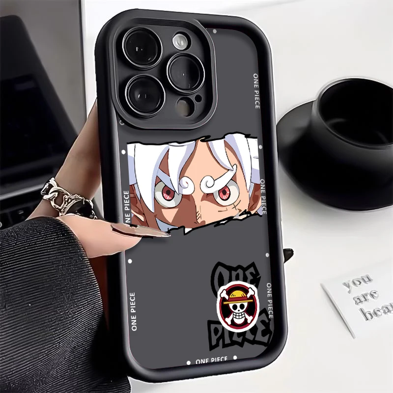 New One Piece Luffy Zoro Nami Silicone Case For iPhone 15 14 13 12 11 Pro Max XS XR X 7 8 Plus SE Bumper Soft Protectiou cover