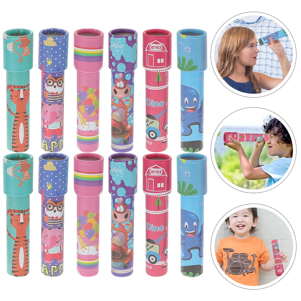10 Pcs Decorate Kaleidoscope Toddler Kids Gift Toys for Paper Kaleidoscopes Kalidescopes Educational