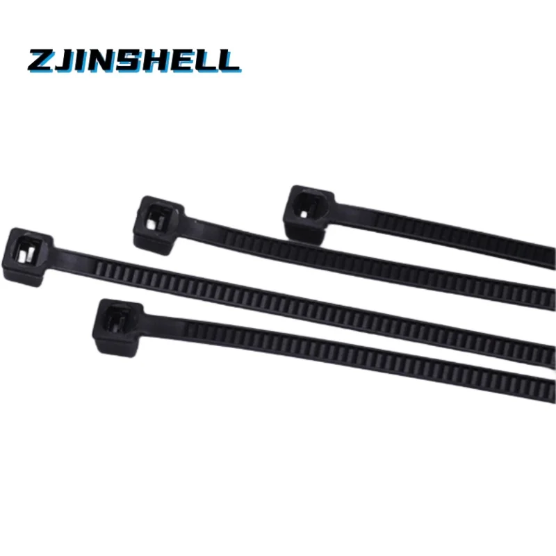 Self-locking plastic nylon tie 100 PCS black 5X300cable tie fastening ring3X200 cable tie zip wraps