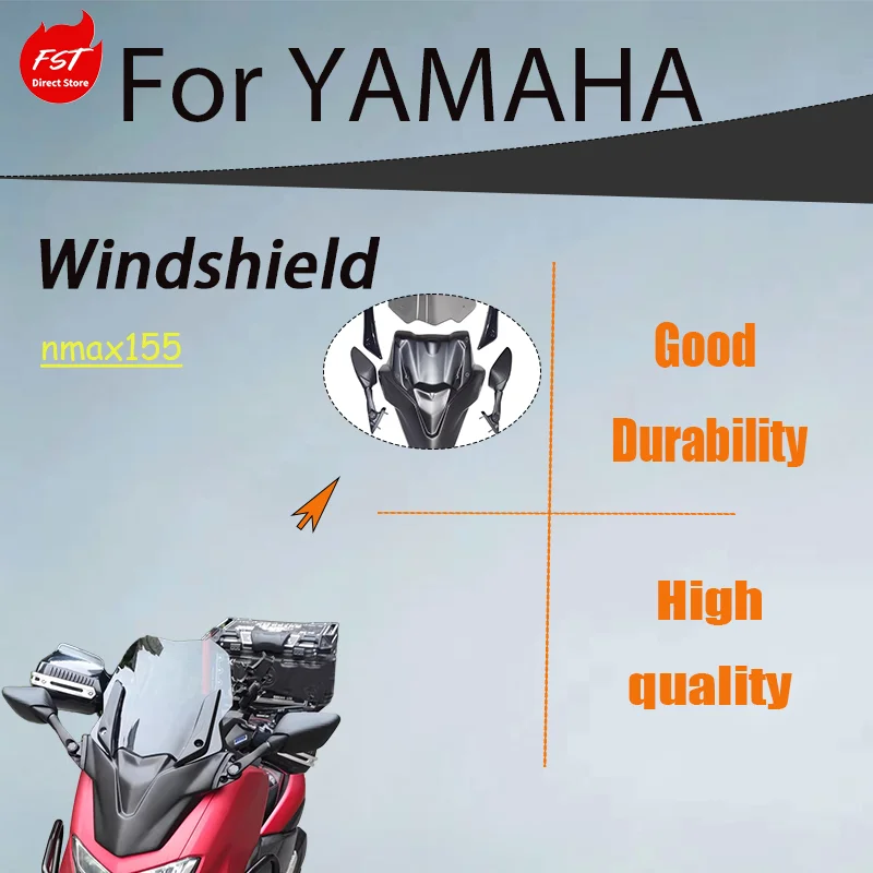 

Front Fairing & Windshield Kit for Yamaha NMAX 155 2020-2024, TMAX Style Modified Kit