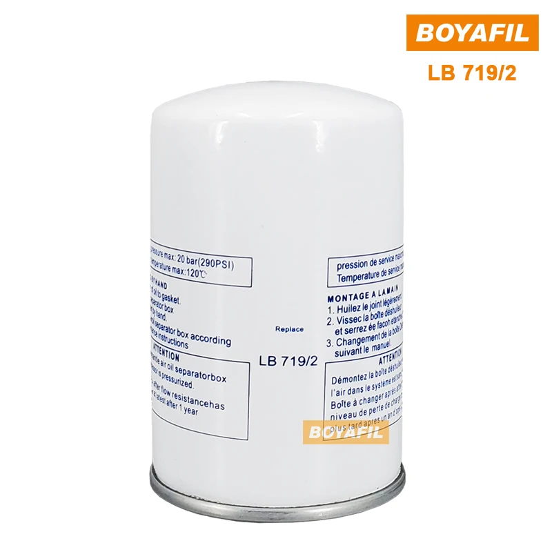 

Boyafil Screw Air Compressor Oil Mist Separator Filter For Car And Vacuum Pump Accessories LB719/2