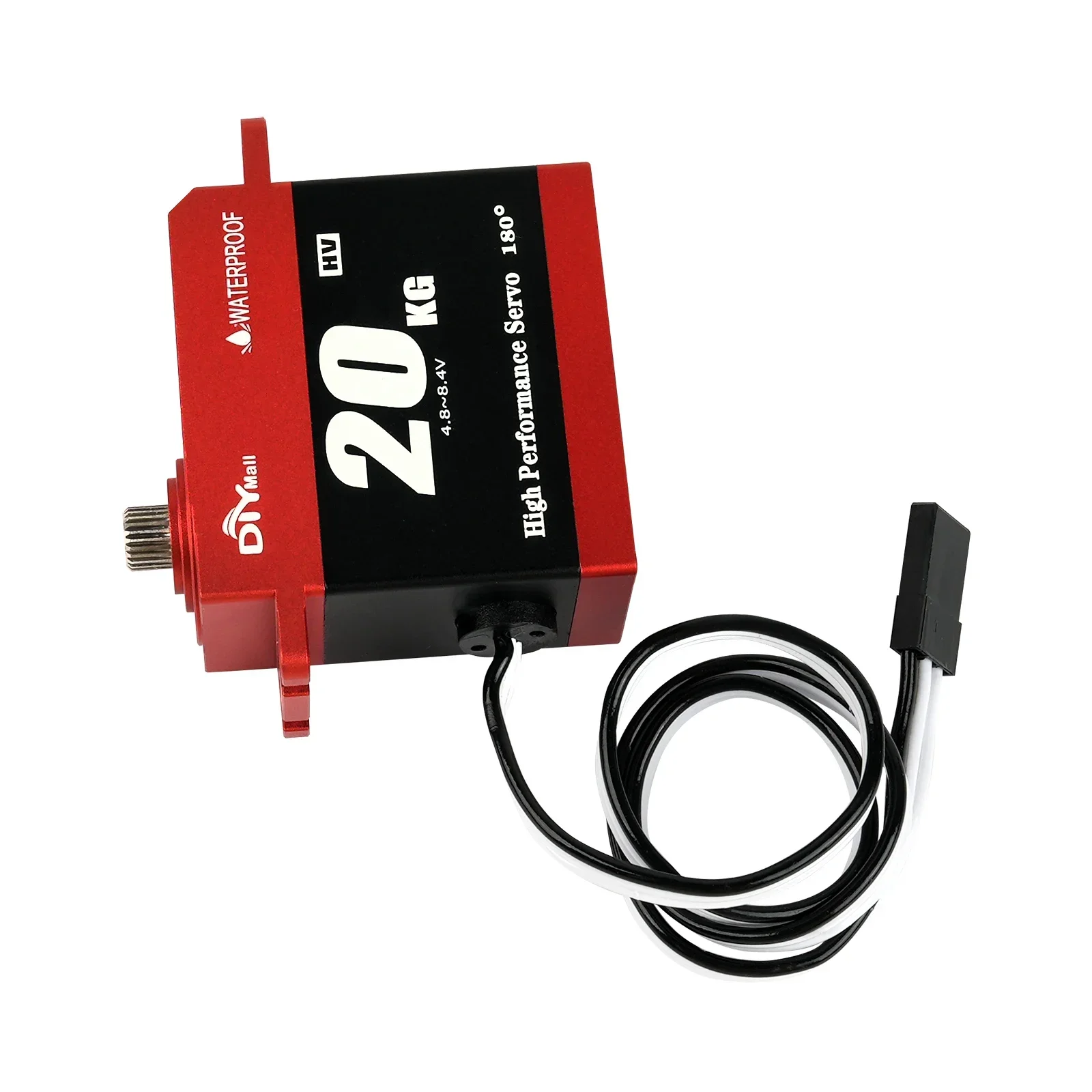 Servo digitale impermeabile da 20 kg TD-9420MG - Ingranaggio completamente in metallo ad alta velocità da 0,1 s per auto RC 1/8 1/10 1/12/Crawler/Baja (60B/70B)