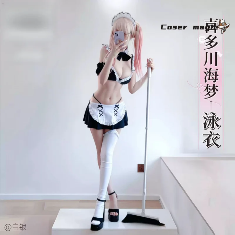

Original Kitagawa Marin Swimsuit Maid Cosplay Costume Cos Game Anime Party Uniform Hallowen Play Role Clothes Clothing