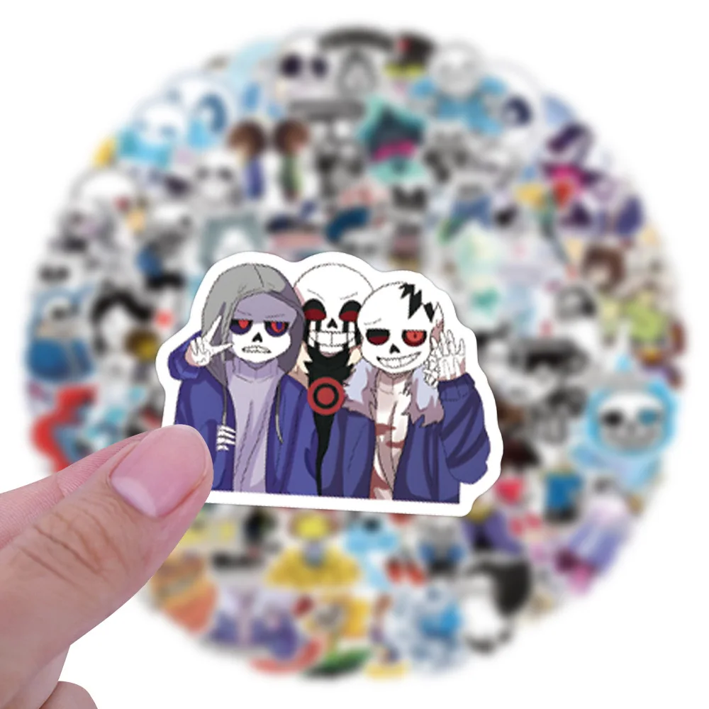 10/30/55/110PCS Gioco Undertale Adesivo Cartoon Carino Graffiti Decorazione Laptop Skateboard Tazza di Acqua Decalcomania Impermeabile Giocattolo Per Bambini