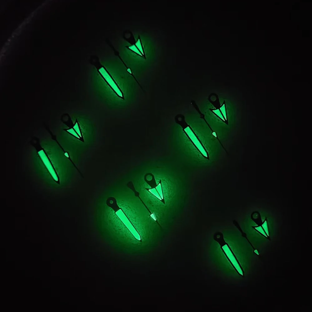 Watch Hands NH35 Hands C3 Luminous Hands Silver White Rose Red Fit NH35 NH36 4R35 NH38 NH70 Movements Watch Parts
