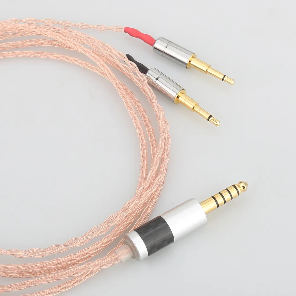 Kabel ditingkatkan, Headphone tembaga tunggal seimbang 2.5/3.5/4.4/XLR untuk OPPO PM-1 PM-2 HE1000 400S 560