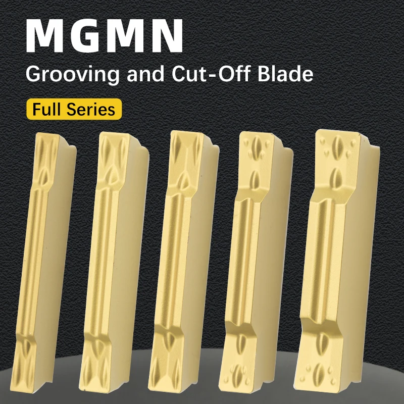 

JC700 Premium Carbide Grooving Inserts - MGMN 150/200/250/300/400 CNC Grooving Tools for Steel