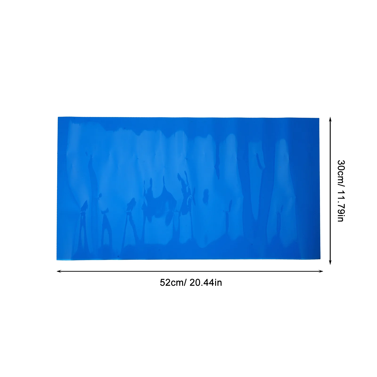 30x52cm Fish Tank Background Sticker Waterproof Adhesive Decal Easy Apply Remove Smooth Dual Side Design Solid Color