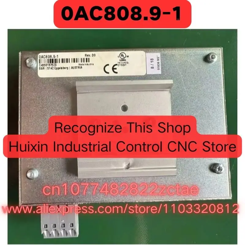 Latest Quotation Used Switch 0AC808.9-1 Normal Function Tested OK