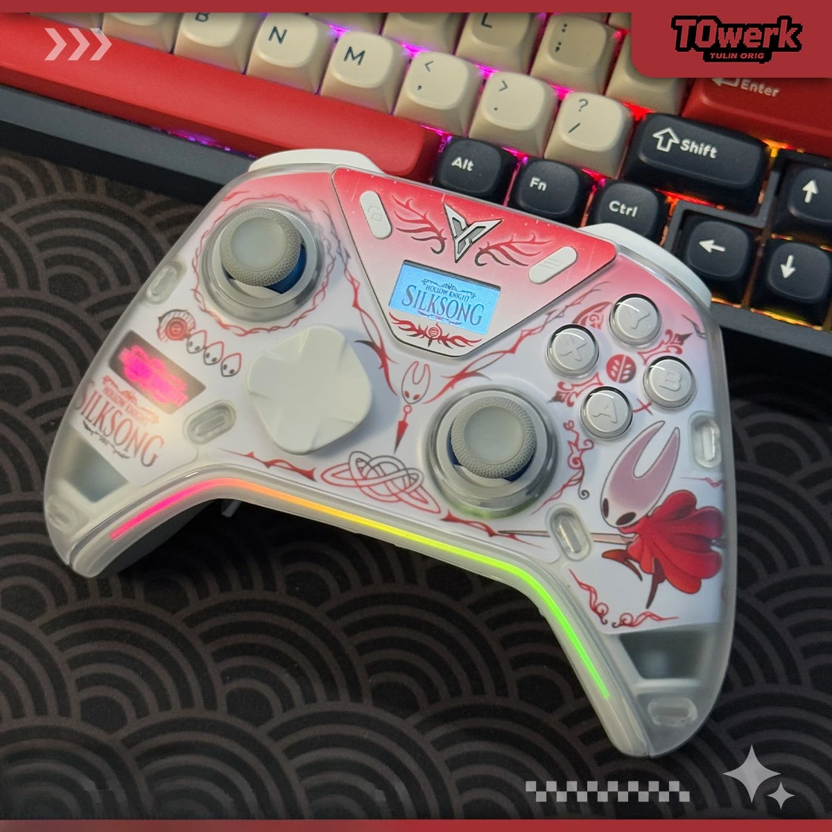Anime The Hollow Knight Game Controller Sticker Pattern Stickers DIY for Flydigi Apex5/4 Excluding Gamepad
