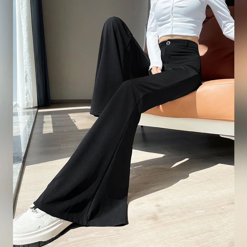 Pantalon de Yoga pour femmes, grande taille, taille haute, évasé, Bot, Leggings amincissants, nouveau pantalon décontracté, automne