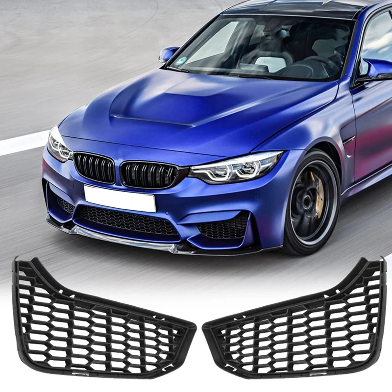 51118054301 51118054302 Front Bumper Grille Grille Ventilation Mesh Automotive For BMW M3 M4 F80 F82 F83 2016-2019