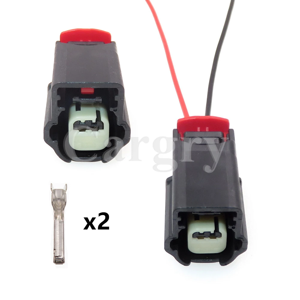 1 Set 2P AC Assembly Auto Cable Harness Socket For Buick Car Wire Connector Automobile Crash Knock Sensor Plug