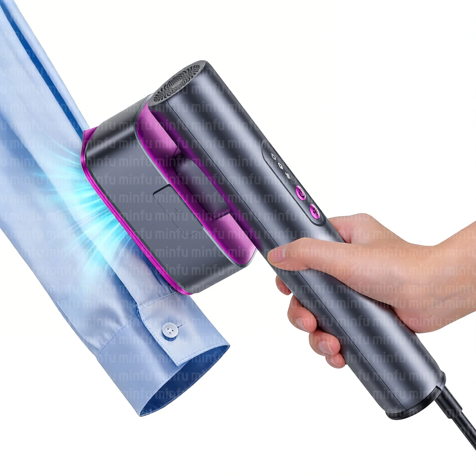 

Electric handheld steam hanging iron Vacuum technology Portable travel model 1000W anti-dry burning for home hotels