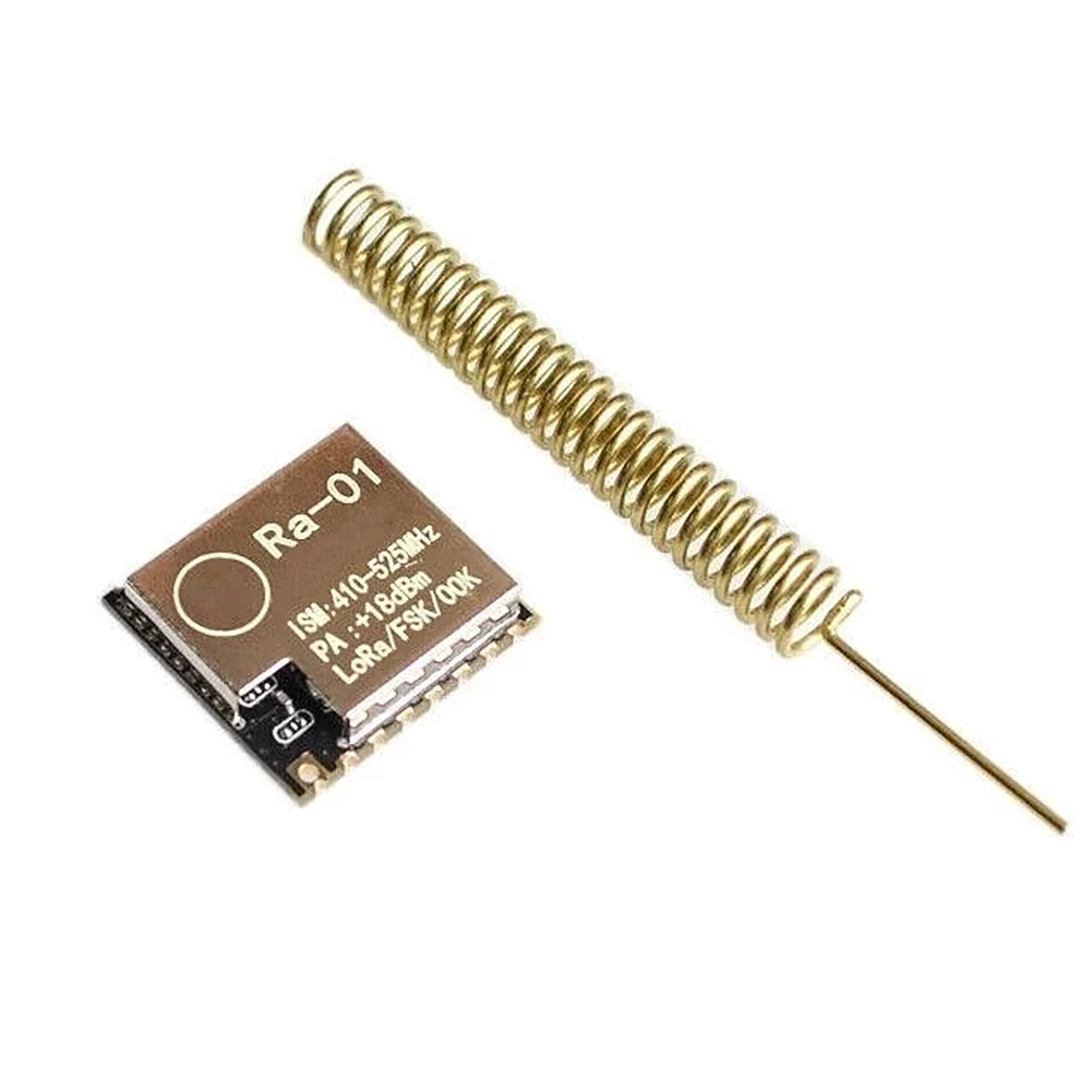 RA-01 SX1278 LORA Wireless Spread Spectrum Transmission Module 433M Serial Spread Spectrum Wireless Module with Spring Antenna