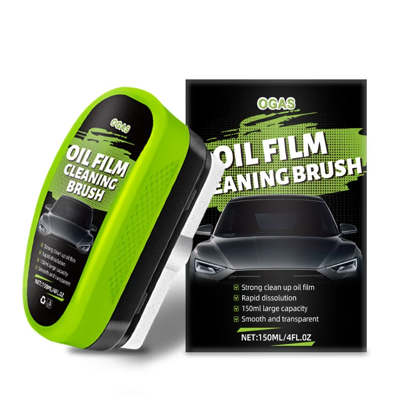 Autoglas Oliefilm Reinigingsborstel Hydrofobe Anti-condens Voorruitreiniger Spons Auto Raam Spiegel Huis Glas Lederen Interieur