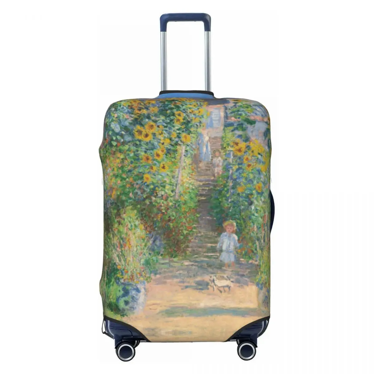 

Пользовательский художник в Гумнику, чехол для багажа, модный защитный чехол для чемодана с рисунком Клода Моне, костюм для 18-32 дюймов