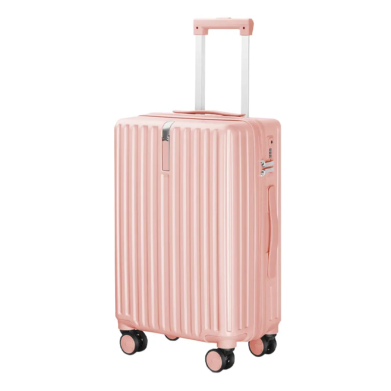 (24) กระเป๋าเดินทาง กรอบอลูมิเนียม กระเป๋ารถเข็น Silent Universal Wheel Trolley Case 20 นิ้ว 24 นิ้ว Cabin Case