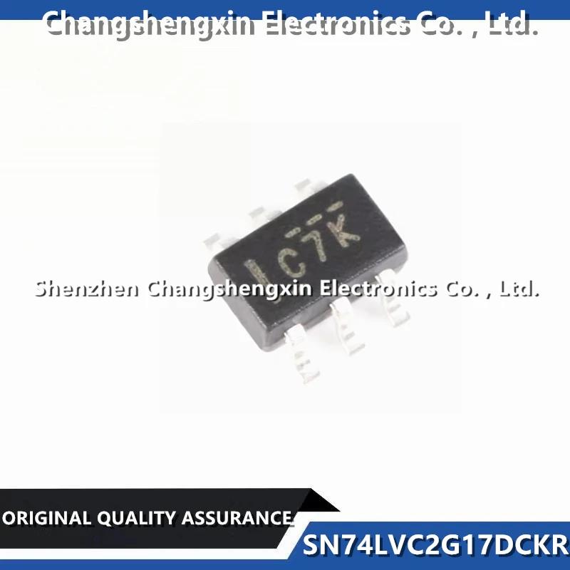 100 Pieces SN74LVC2G17DCKR New Original Buffer, Non-Inverting 2 Element 1 Bit per Element Push-Pull Output SC-70-6