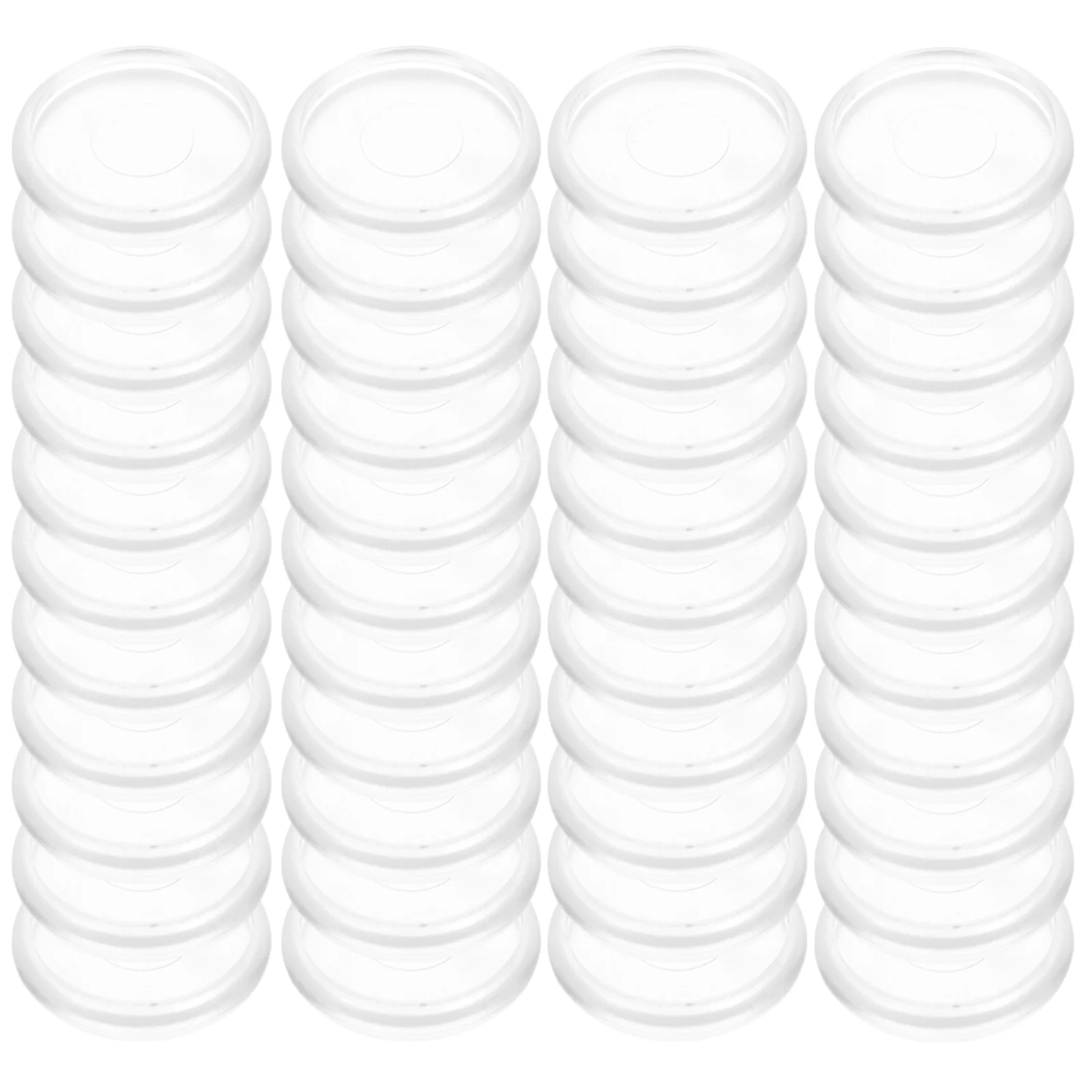 44 Pcs Binder Buckle Round Disc Notebooks Expand Loose Leaf Rings Abs Plastic Binding Buckles Office Pads