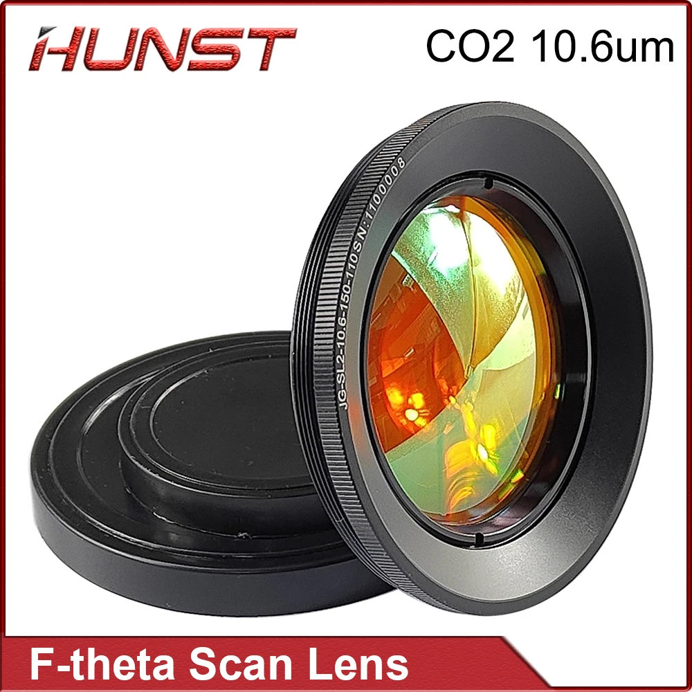 Hunst CO2 F-theta Scan Lens 10.6um  50x50~ 400x400mm FL75~650mm Laser Engraver Field Lens for Optical CO2 Laser Marking Machine