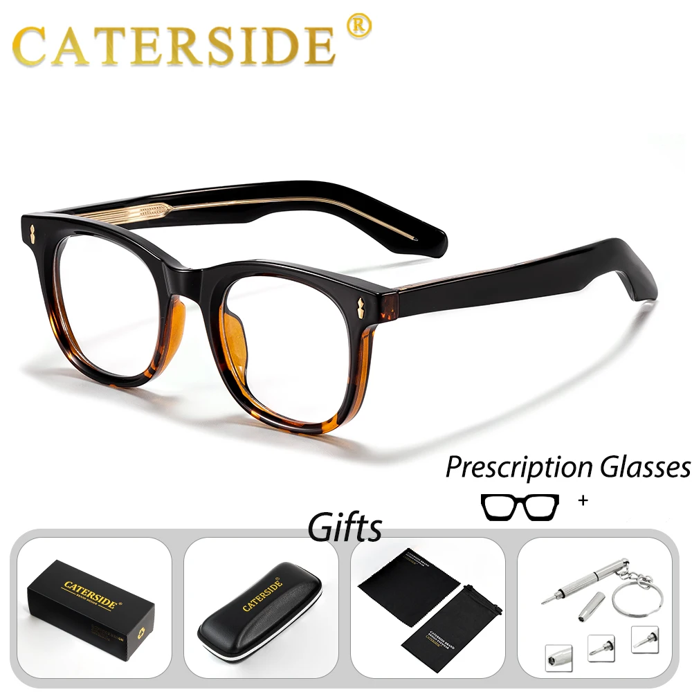 

Мужские очки CATERSIDE в оправе Tr-90 с диоптриями, индекс преломления 1,56, оптические очки с защитой от синего света, женские очки для чтения