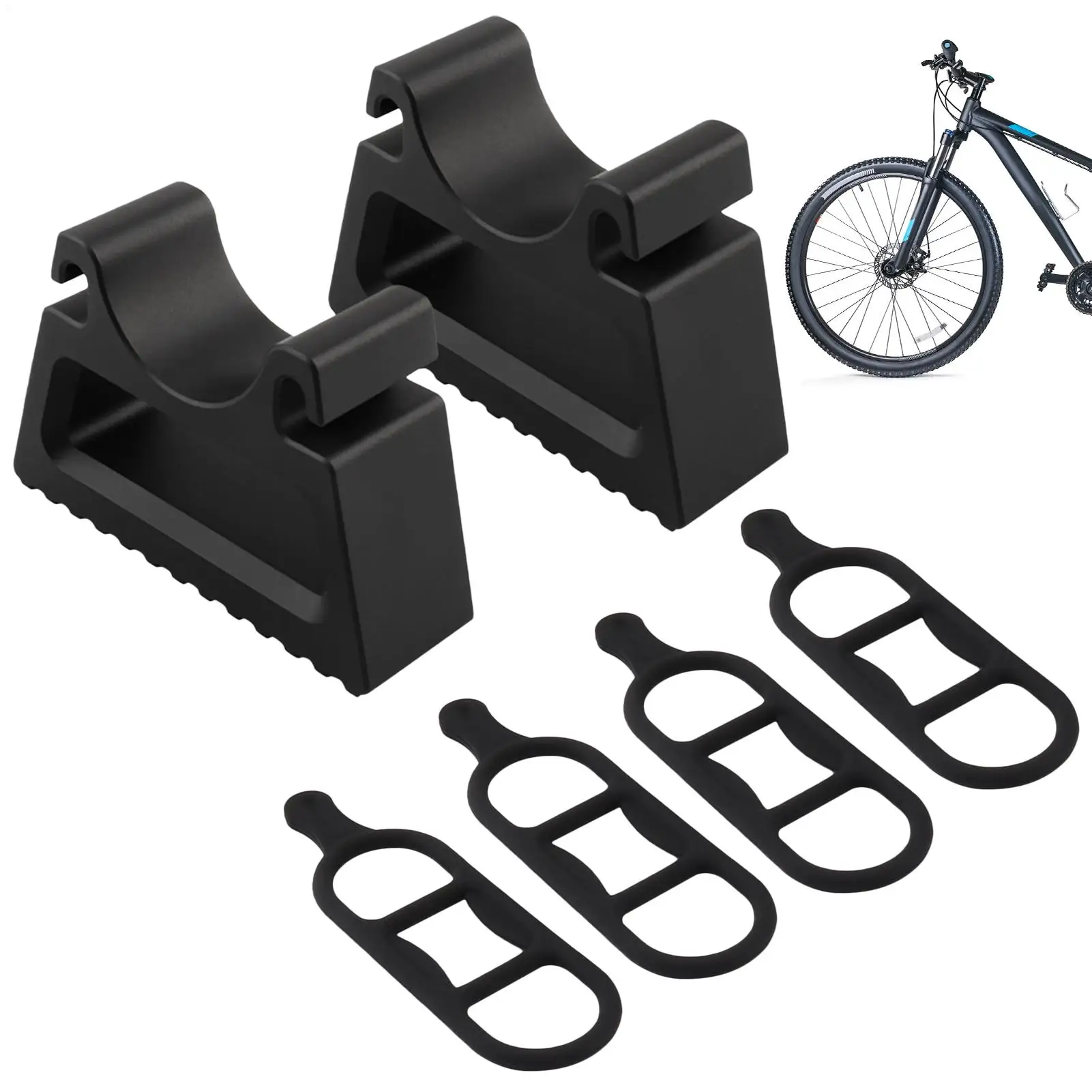 

Bike Repair Stand For Handlebars Quick Release Bike Handlebar Bracket Anti-Slip Bracket Detachable Stabilizer For Apartment Shed