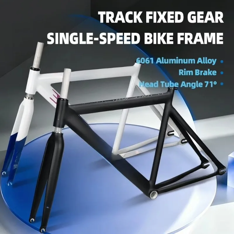 Bicycle accessories, bicycle frame + front fork + earphone + seat clip, fixed gear bicycle parts