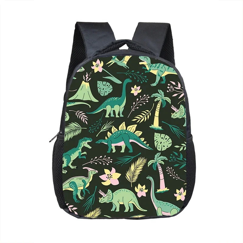 Dinossauro dos desenhos animados mochila bonito animal estudante sacos de escola portátil do jardim de infância crianças presente moda daypack 16 polegadas