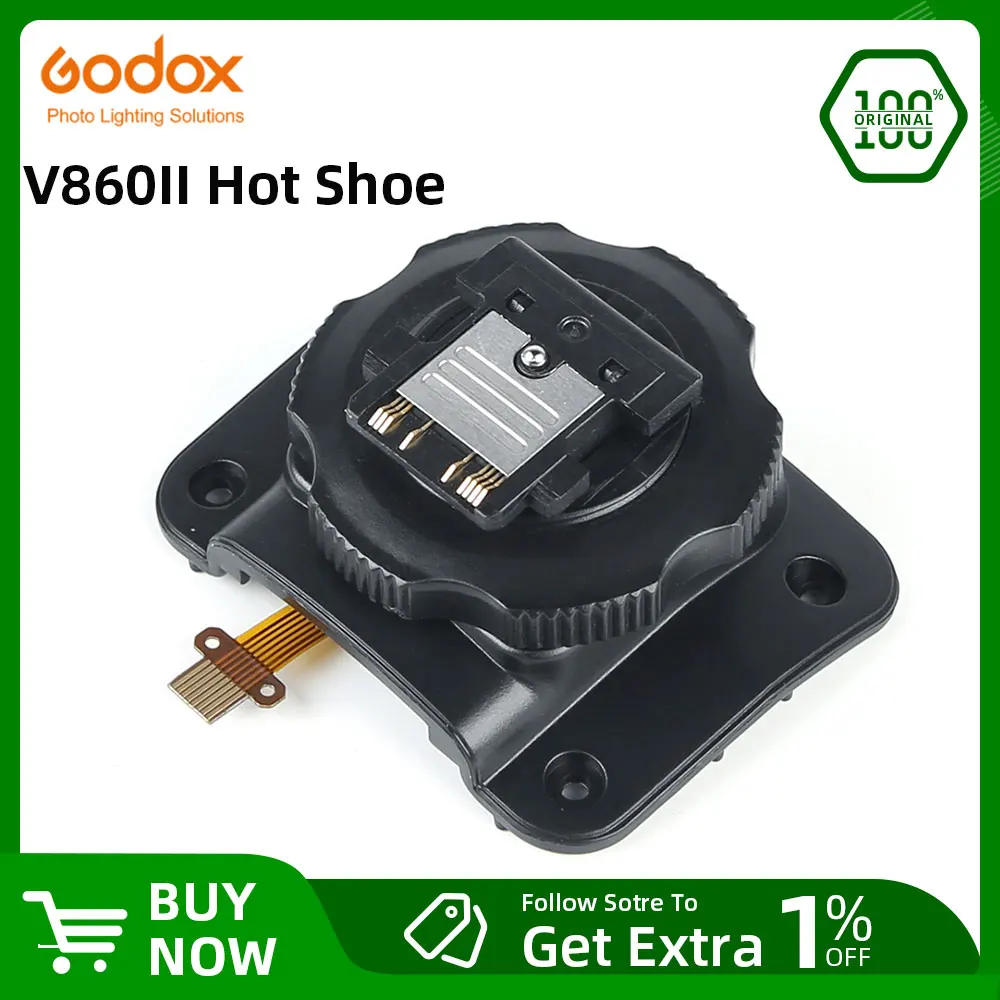 Godox V860II-C V860II-N V860II-S V860II-F V860II-O Flash Speedlite Replace Hot Shoe Accessories