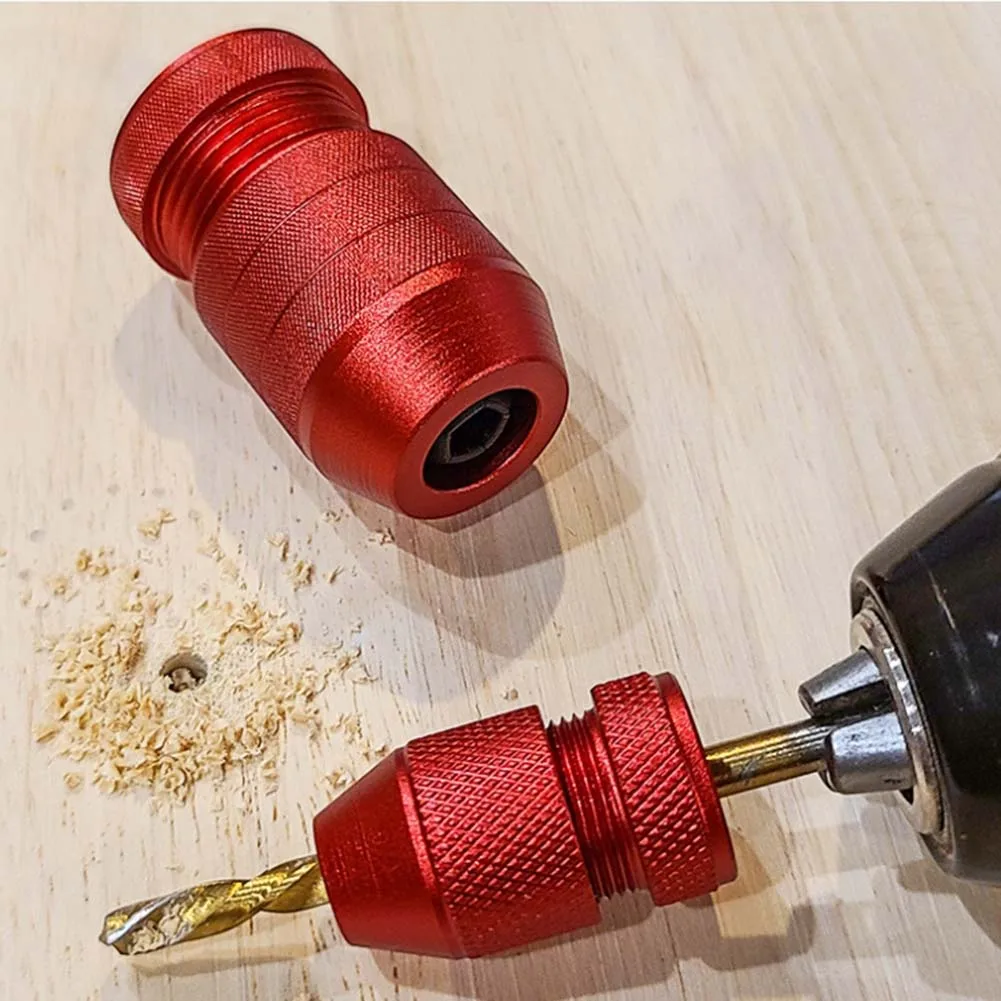Aluminum Alloy Adjustable Drill Depth Stop Collar Drill Bit Positioner Stopper Adjustable Drill Stop Collar Power Tools