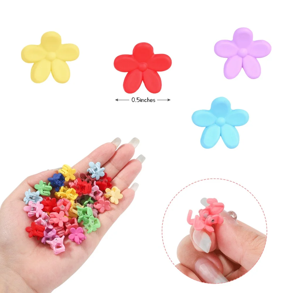 Korean Fashion Kawaii Small Cute Hairclip Clamp Candy Color Mini Hair Claw Kids Gifts Hairpin Multi-Shape Clip Hair Accessories