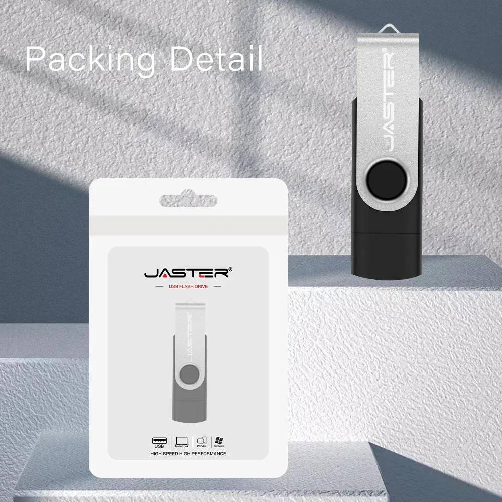 TYPE-C USB Flash Drive 128GB USB-C Pen Drive 64GB Free Key Chain Black Silver Memory Stick Creative Business Gifts Pendrive 32GB