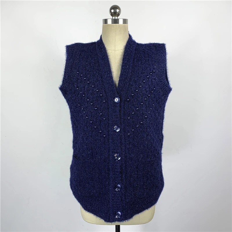 Gilet en fourrure d'agneau Gilet intérieur en peau et cheveux intercalés pour femme Mom Sle Manteau en fourrure d'agneau véritable en peau de mouton australienne pour Mi...