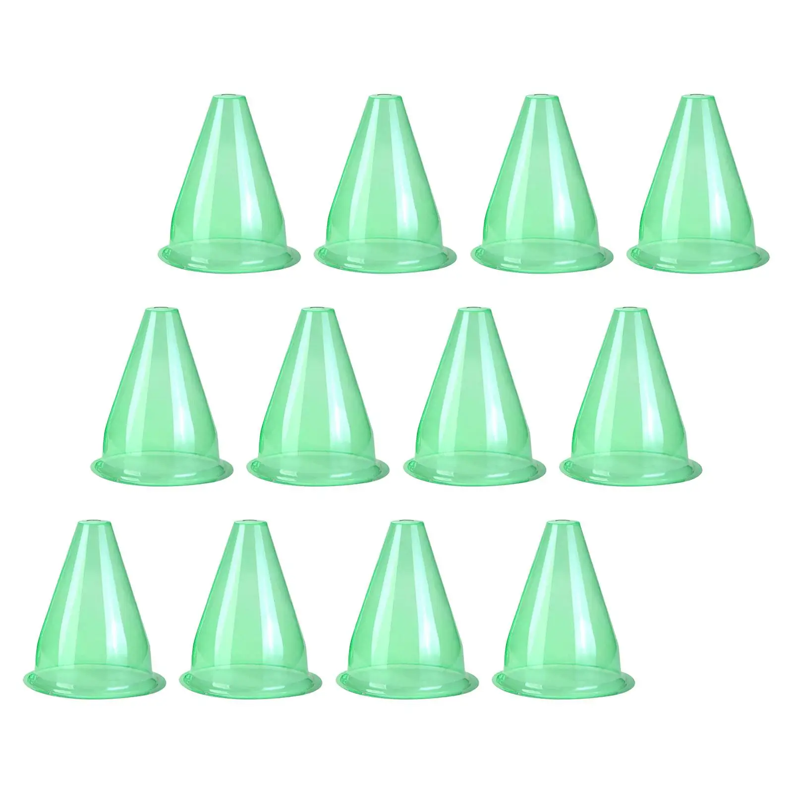 12Pcs Garden Cloches Reusable Plant Covers Multifunctional Protection for Plants Green Plant Protector for Plants Vegetables