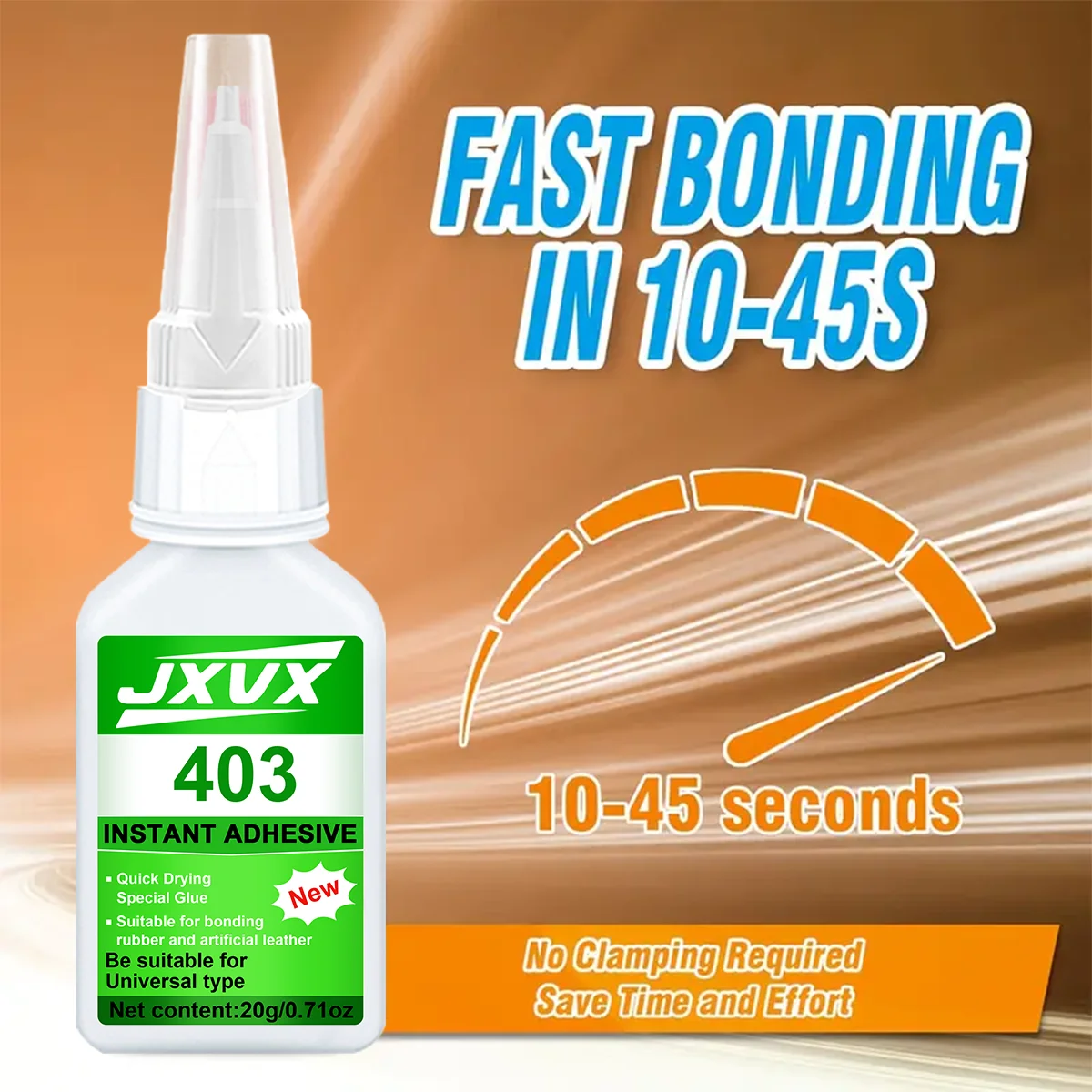 Super Glue All-Purpose Liquid 20g-금속, 플라스틱, 목재, 세라믹, 유리 및 DIY 수리에 사용되는 투명하고 빠른 건조 AC 접착제, 금속 및 플라스틱에 대한 가장 강력한 접착제, 사용하기 쉽습니다