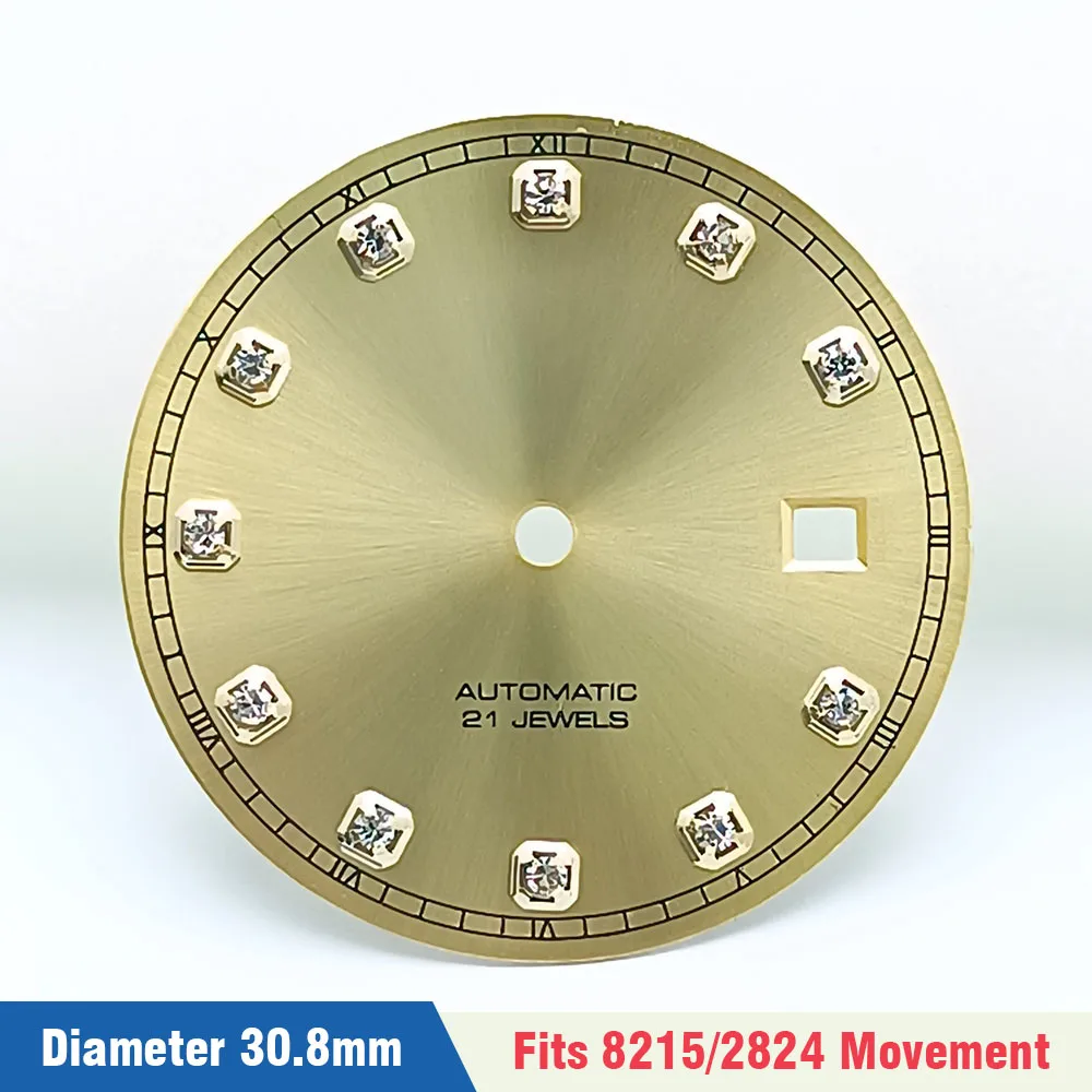 

31/30.8mm sterile luminous watch dial Suitable for 8215 8205 821A DG2813 3804 movement