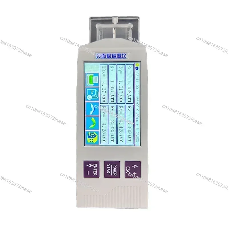 2025 NDT160 Portable Surface Roughness Tester with Touch Screen and Bluetooth Printer