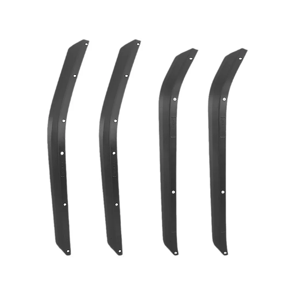 4PCS Front Rear Wheel Eyebrow Fender Liners Fender Flares Extension for Jeep Wrangler JK JKU 2007-2017