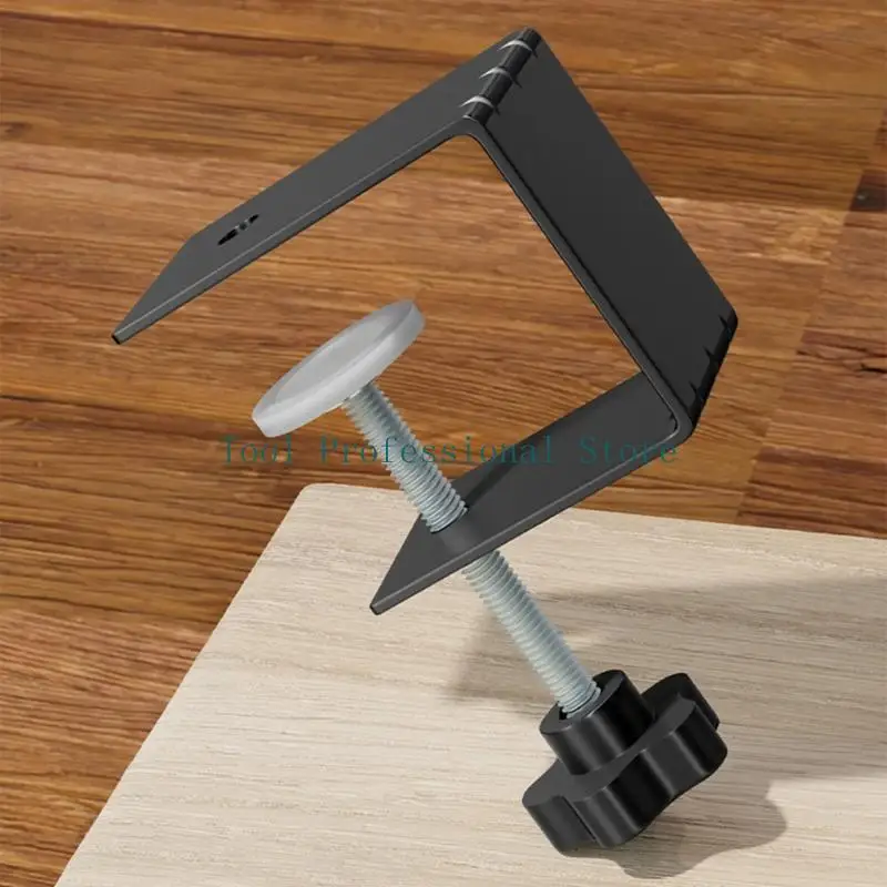 57QF Professional Jig Cabinet Tool Home Furniture Installation Tool Steel Drawer Front Installation Clamps Drawer Panel Clip