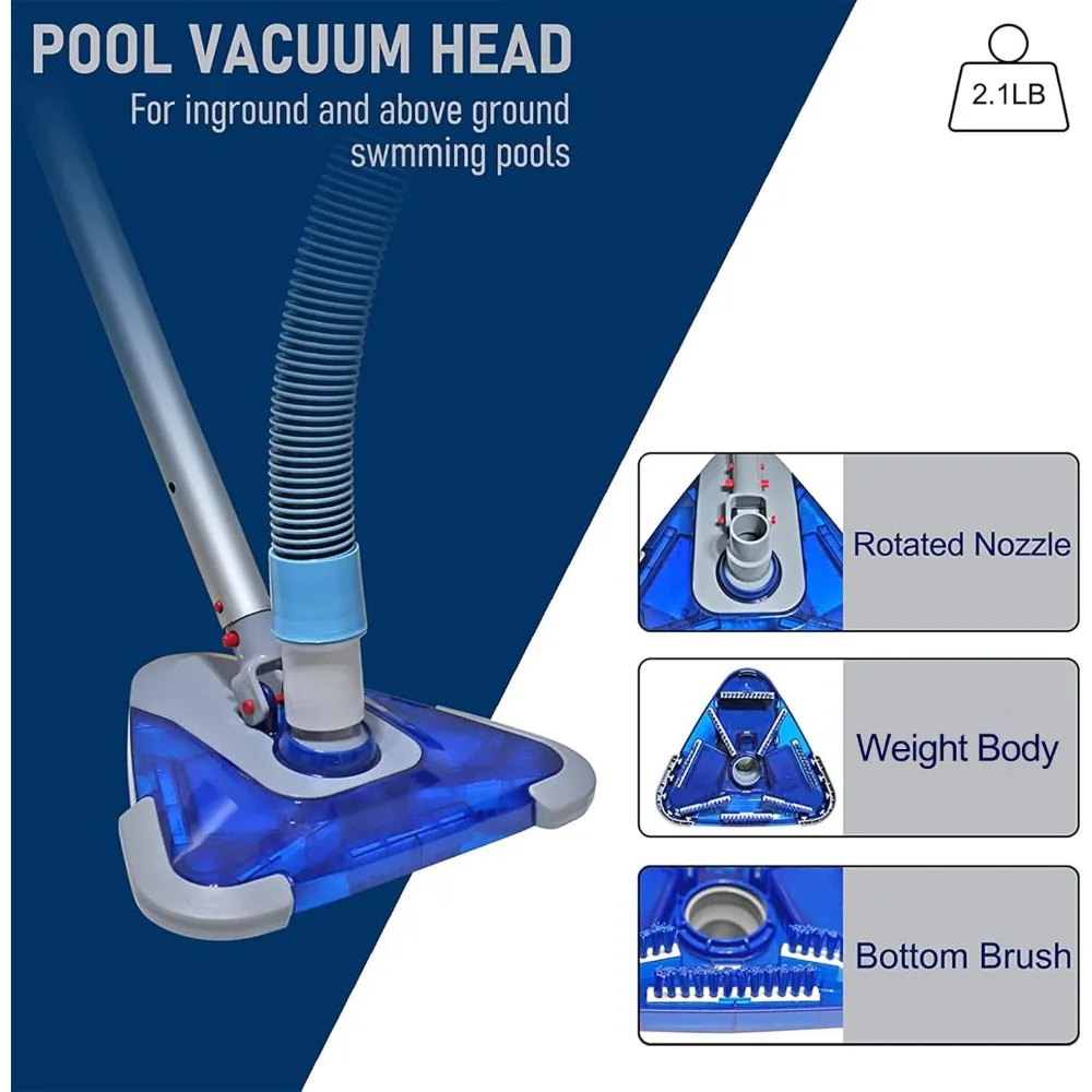 

Professional 1-1/2-Inch x 24-Feet Swimming Pool Vacuum Hoses ,Perfect for Above Ground and Inground Pools