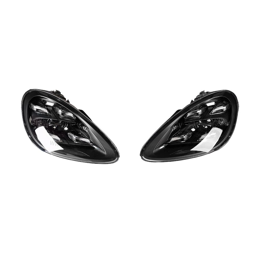 

KM High Quality Matrix LED Headlight for Cayenne 2011-2014 to 2018 PDLS Laser Style Plug-and-Play Front Lamp Replacement