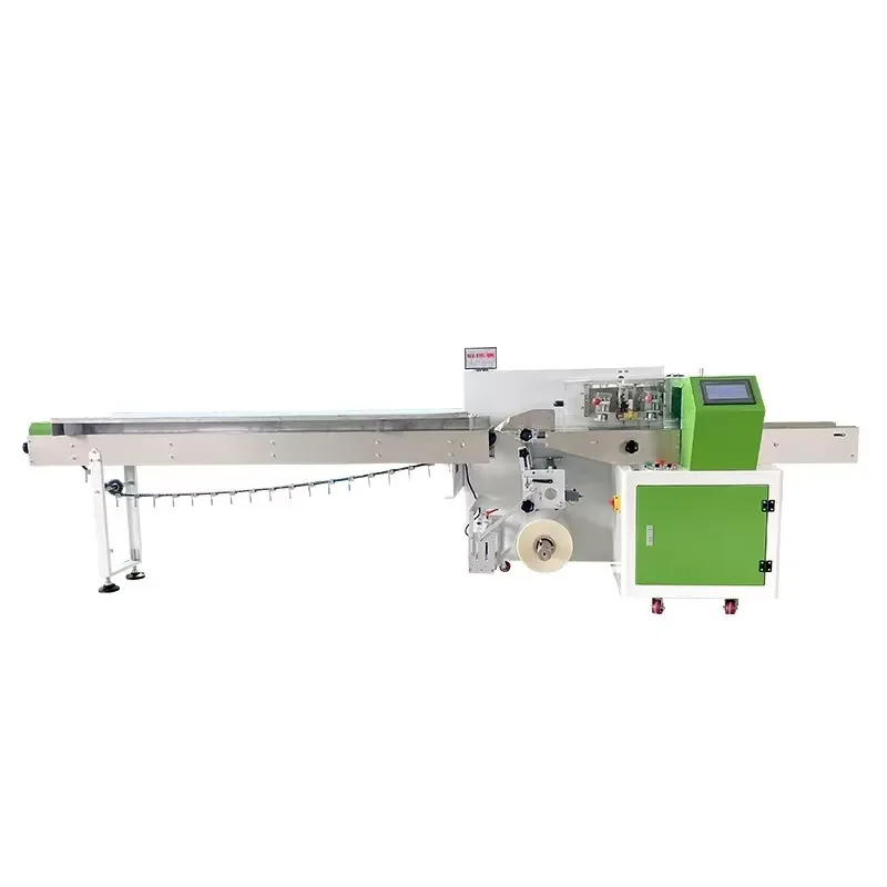 Instant Noodle Wrapping Machine for Wide Noodles Spicy Vermicelli & Ham Sausage-Automatic Pillow Packaging