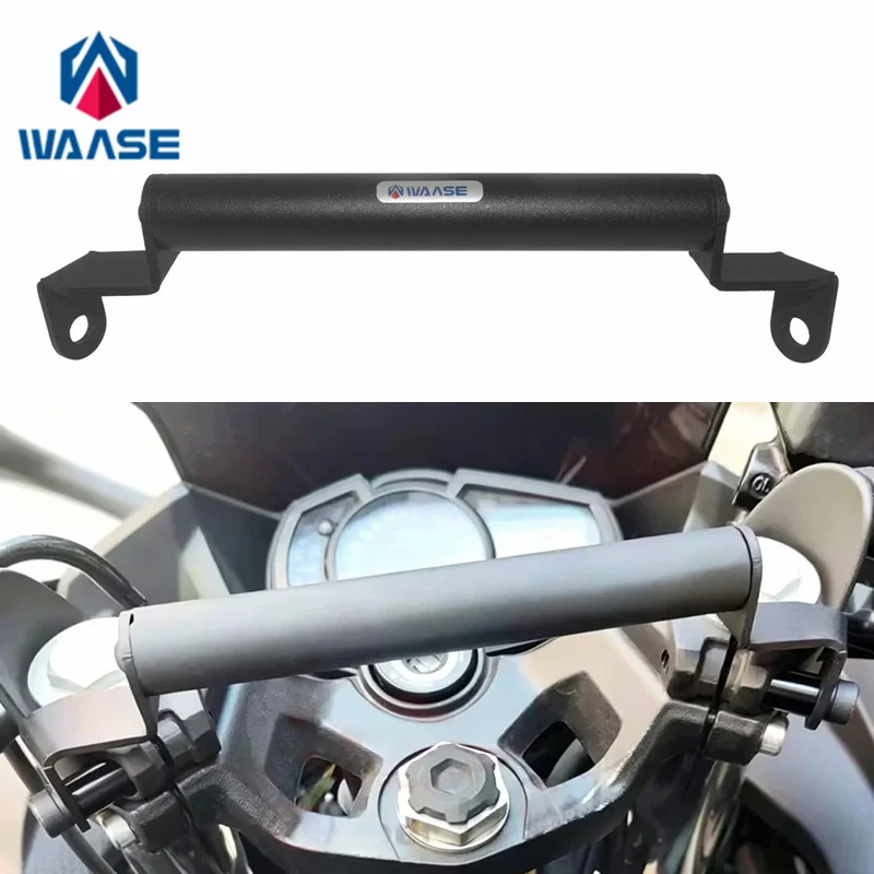waase For Kawasaki Ninja 250 400 2018 2019 2020 2021 2022 2023-2026 Mobile Phone GPS Plate Bracket Stand Holder Phone Support