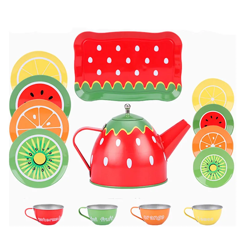 Simulation Tea Set Teapot Kitchen Afternoon Tea Pretend Play Toy Afternoon Tea Play Game Early Education Toys For Children Kids