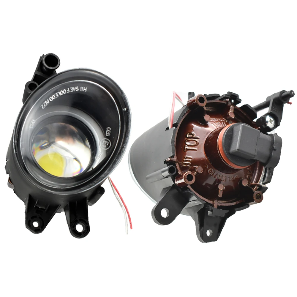 2 sztuk Led światła przeciwmgielne z Angel Eye światła do jazdy dziennej zespół światła przeciwmgielnego dla A4 B6 2001 2002 2003 2004 8E0941699B 8E0941700B