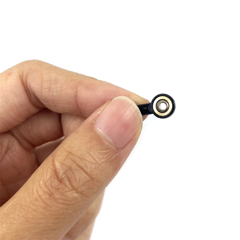 Embouts de biellette de direction en métal M2, 10 pièces |   Boucle à rotule à joint universel pour bateaux RC |   Mini bielles de bielle de direction